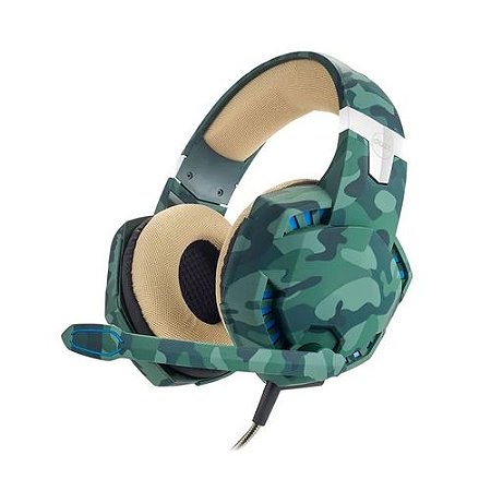 Headset Special Forces Camuflado Verde - Dazz Gamer