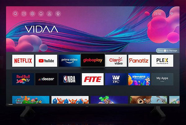 SMART TV TOSHIBA 32V35KB LED 32" HD VIDAA C/ RECEPTOR DE TV
