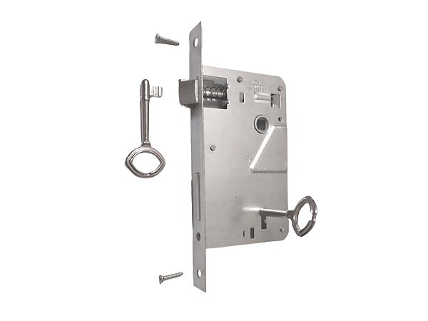 Mecanismo Para Fechadura 55 mm Interna Aliança Ref. 3700 Trinco Reversível  Reposição Porta Madeira