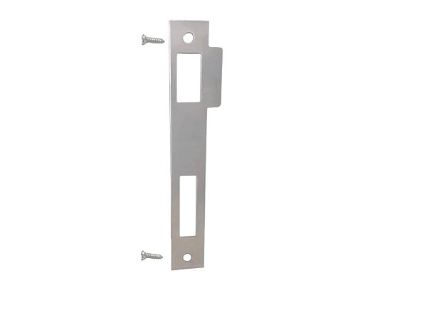 Contra Testa Para Fechadura 55 mm De Porta de Madeira Reposição Aliança Inox