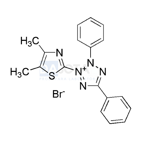 [298-93-1]MTT -  BROMETO DE TIAZOLIL AZUL DE TETRAZOLIO 99%  - (Azul de tiazolil Brometo de tetrazólio), 1G