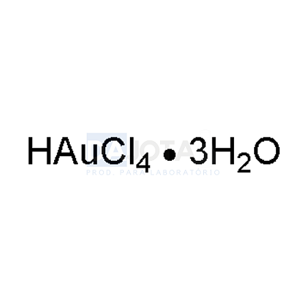 [16961-25-4] CLORETO DE OURO ACIDO PA - (ACIDO CLOROAURICO) H(AUCL4).3H2O  (Cloreto de ouro(III)), 1G