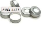 Tampa, Cap, Crimp, Headspace, Aluminum, Ptfe/Silicone Septa, 20 Mm, 100/Pk. Cap Size: 20 Mm Agilent 5183-4477