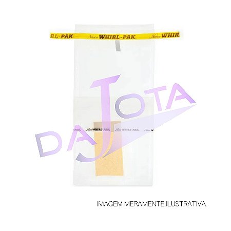 Saco Estéril Com Tarja Identificação , 532 Ml Pacote Com 500 Unidades 11,5 X 23 Cms, Marca Nasco