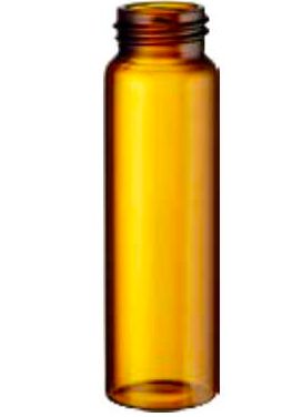 Vial Ambar 32 X 12Mm  - 2 Ml , Screw-Cap, Marca National Scientific Cx Com 100 Unid Sem Tarja, Com Tampa