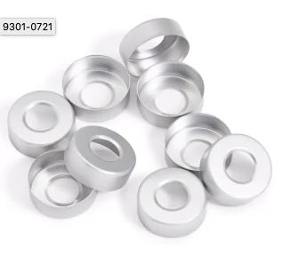 Lacre De Aluminio Para Septo Agilent 9301-0721 (20Mm Crimp Cap Headspace) Pk 100
