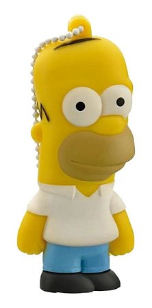 Pendrive Multilaser colecionador Homer Simpson Amarelo