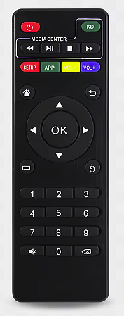Controle Compatível Com Tv Box Smart Pro 4k