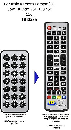 Controle Compativel Oneal Ocm 250 350 450 550 FBT2285