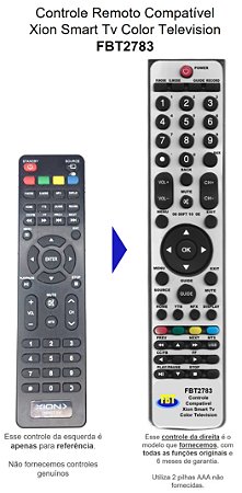 Controle Compatível Com XION XI-LED32SMART FBT2783
