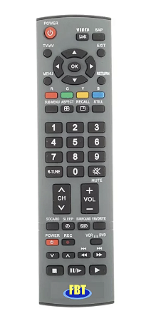 Controle Remoto Para Tv Panasonic Led Lcd Plasma Fbt7923