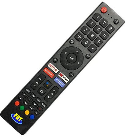 Controle Remoto Compatível Com Smart Tv Philco Fbt9128