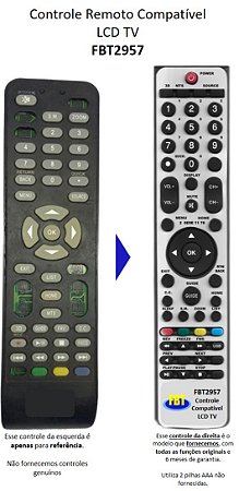 Controle Compatível Com SMART VIZZION FBT2957