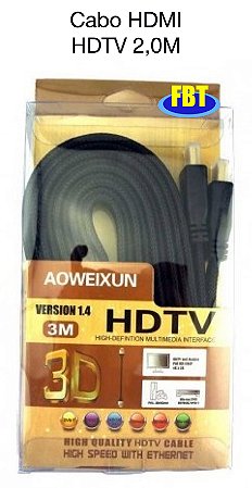 Cabo HDMI Blister Flet 2 Metros FBT50008