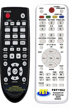 Controle Compatível P/ Samsung Ak59 00084t Fbt1962