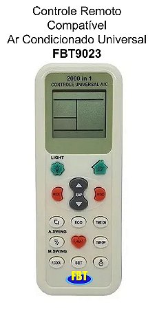 Controle Compatível Ar Condicionado Universal FBT9023