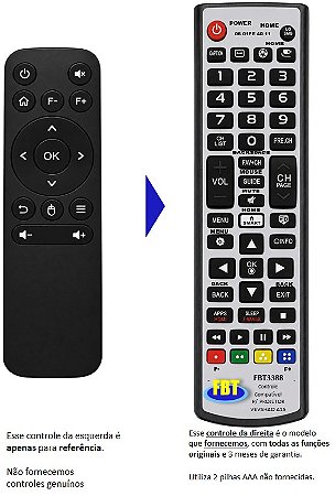 Controle Remoto Compatível P/ PROJETOR VEVSHAO A15 FBT3388