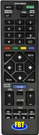 Controle Compatível Sony Tv FBT7062