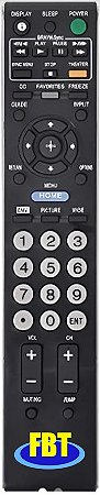 Controle Compatível Sony Tv FBT8019