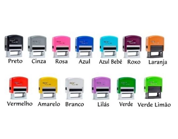 CARIMBOS NYKON | VÁRIAS CORES 302 (SEM PERSONALIZAÇÃO)