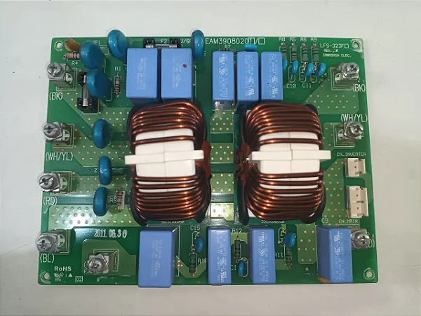 PLACA FILTRO DE LINHA DA CONDENSADORA LG - EAM39080201