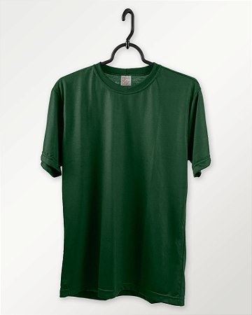 Camiseta Verde Musgo, 100% Poliéster