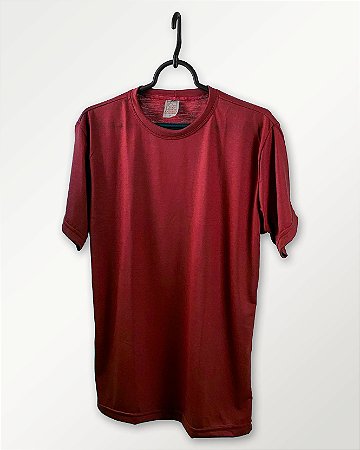 Camiseta Vinho, 100% Poliéster