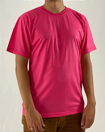 Camiseta Rosa Pink, 100% Poliéster