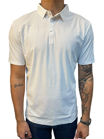 Camiseta Polo Tech Branca