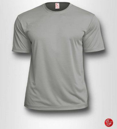 Camiseta Infantil Cinza Claro - 100% Poliéster
