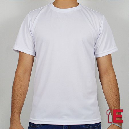 Camiseta Branca, Dry Fit Colmeia