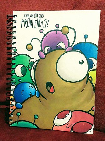 Caderno Problemas e Soluções capa dura - Grande