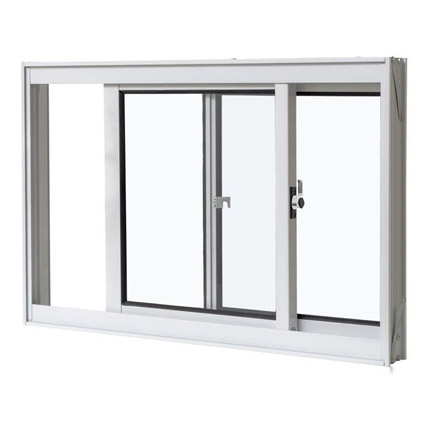 Janela de alumínio Branco fit 02 folhas - 40x60