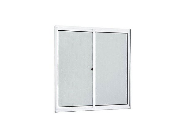 Janela WC de alumínio 02 folhas fit branca - 40x60