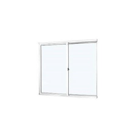 Janela de alumínio 02 folhas fit branca - 60x60