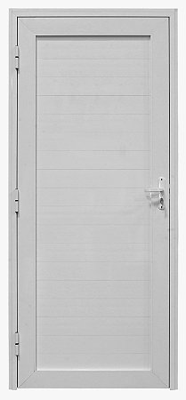 Porta Lambril de Giro em alumínio Branco Linha 30 Direita - 210x110