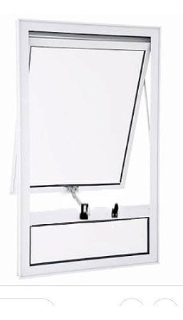 Janela Maxim ar de alumínio 01 seção classic branca - 60x60