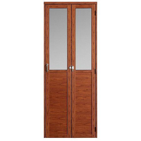 Porta camarão de alumínio lambril com vidro Madeiro Direita - 210x70