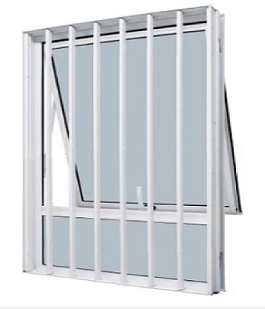 Maxim ar 2 seções em alumínio com Grade Premium Branco - 100x60