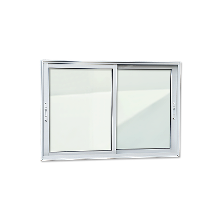 Janela de alumínio 02 Folhas Moveis Maxx Branco - 100x100