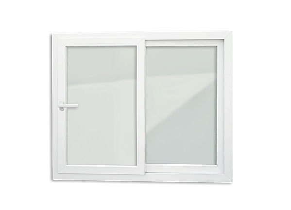 Janela PVC 2 Folhas com Cremona Redução Acústica - 100x100