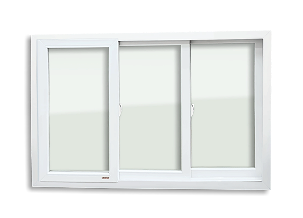 Janela PVC 3 Folhas Móveis Redução Acústica - 100x240