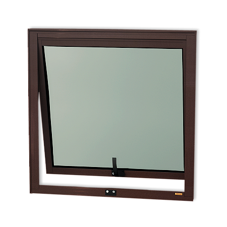 Maxim-Ar de Alumínio Classic Marrom Corten - 60x80