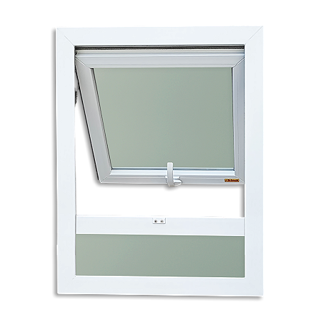 Maxim-Ar de Pvc Acústica 1 seção Branco - 100x60
