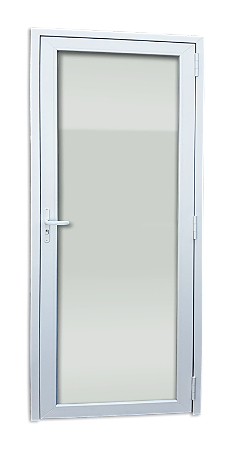 Porta PVC com redução Acustica Branca Esquerda - 216x70