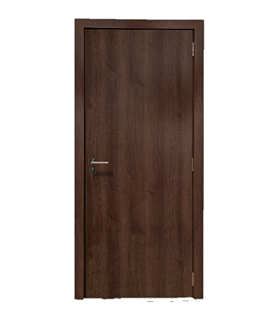 Kit Porta de Madeira Interno com Batente Imbuia Esquerda - 210x80