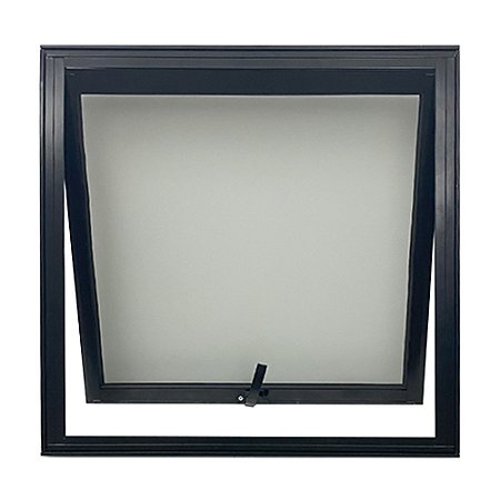 Janela Maxim ar alumínio Maxx preto - 100x100