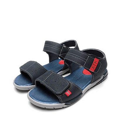 Sandália KIDY Infaltil Comfort Teck Gel Azul Marinho | Silmara Calçados -  SILMARA CALÇADOS