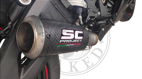 Escape Ponteira SC Project Kawasaki Ninja ZX6R 636 2017|2024