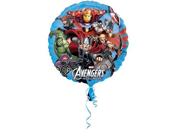Balão Metalizado Pequeno Avengers (Vingadores)